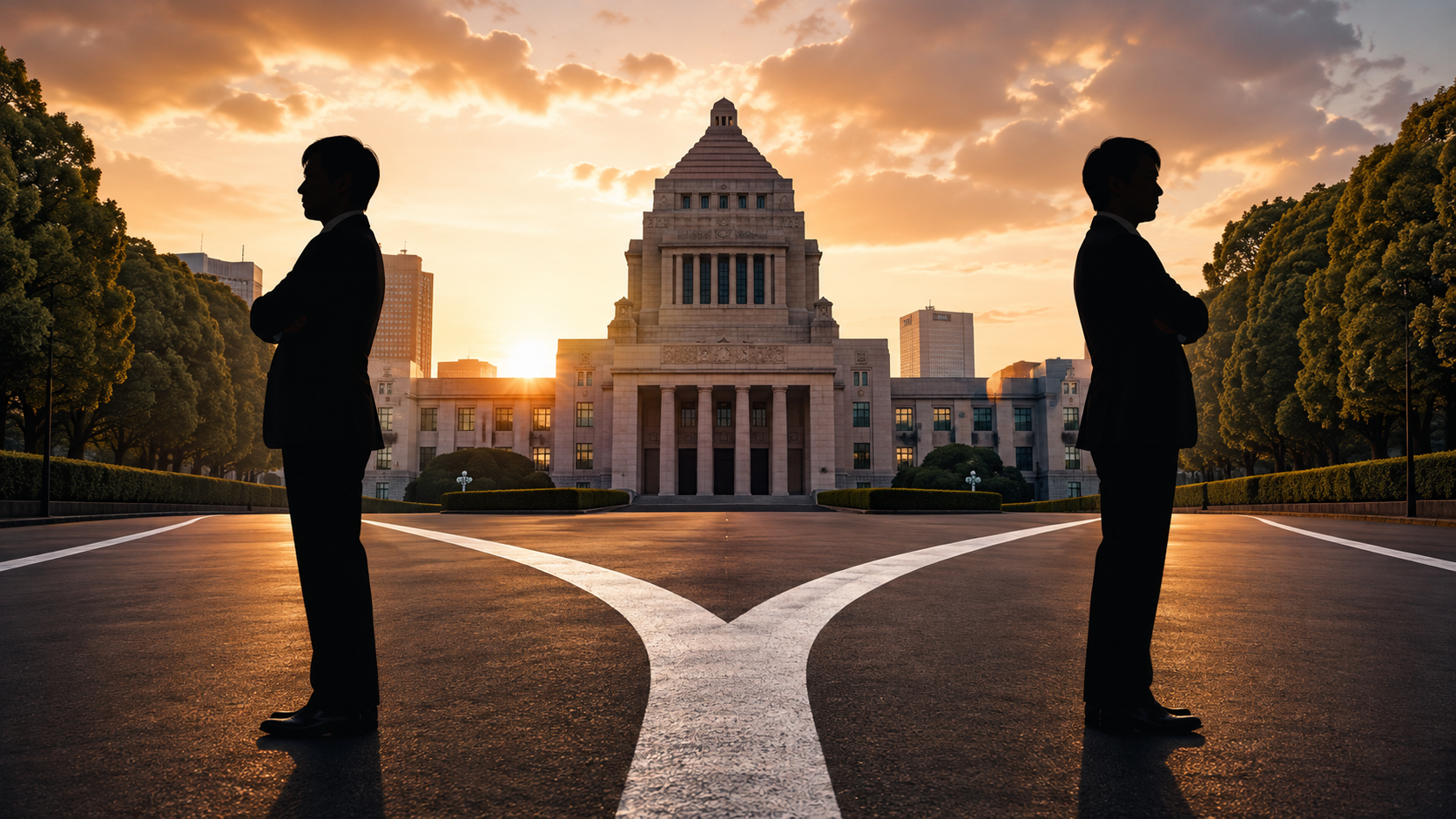 同じ政党に所属しながら政治的な道が分かれた