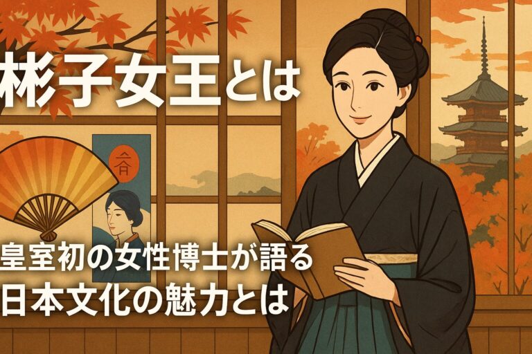 【2025年最新】彬子女王とは?皇室初の女性博士が語る日本文化の魅力とは