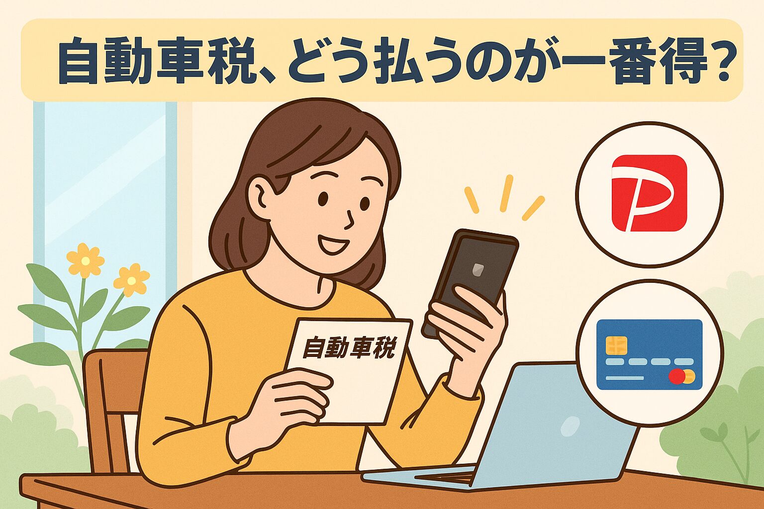 【2025年版】自動車税を一番お得に支払う方法とは？PayPay・クレカ・電子マネー徹底比較