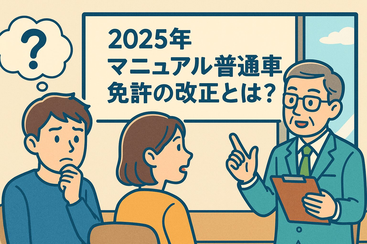 2025年マニュアル普通車免許の改正とは？初心者も安心の完全ガイド