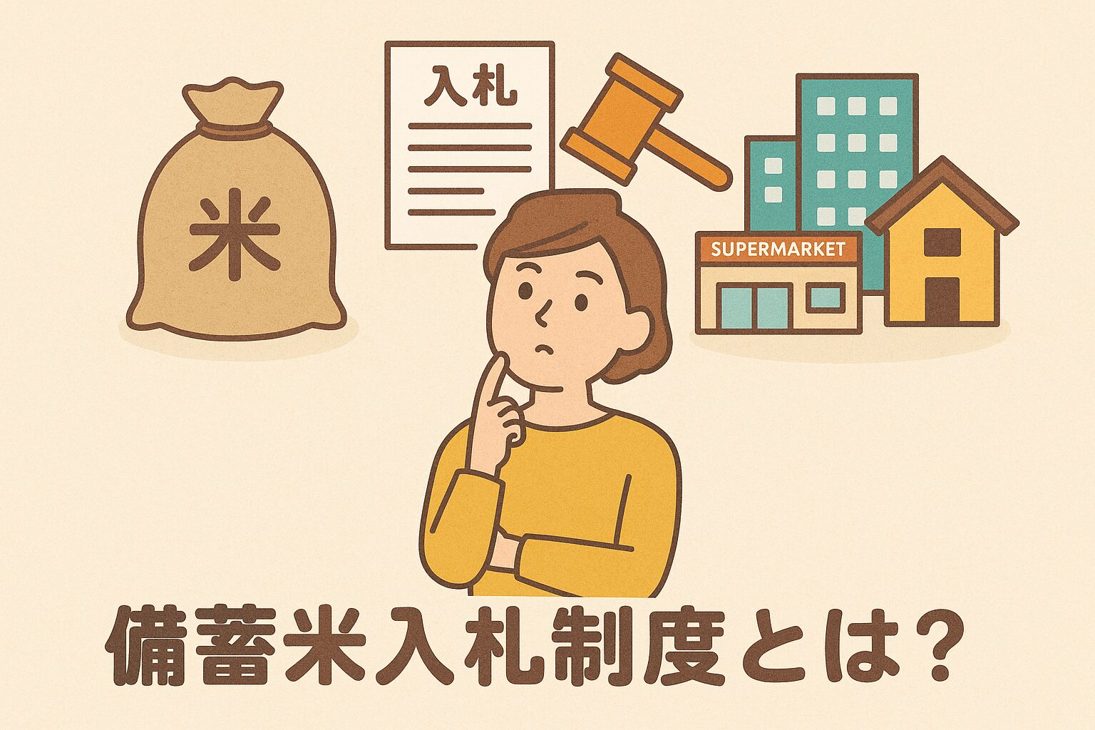 備蓄米入札制度とは？価格の仕組み・問題点・今後の動向をやさしく解説