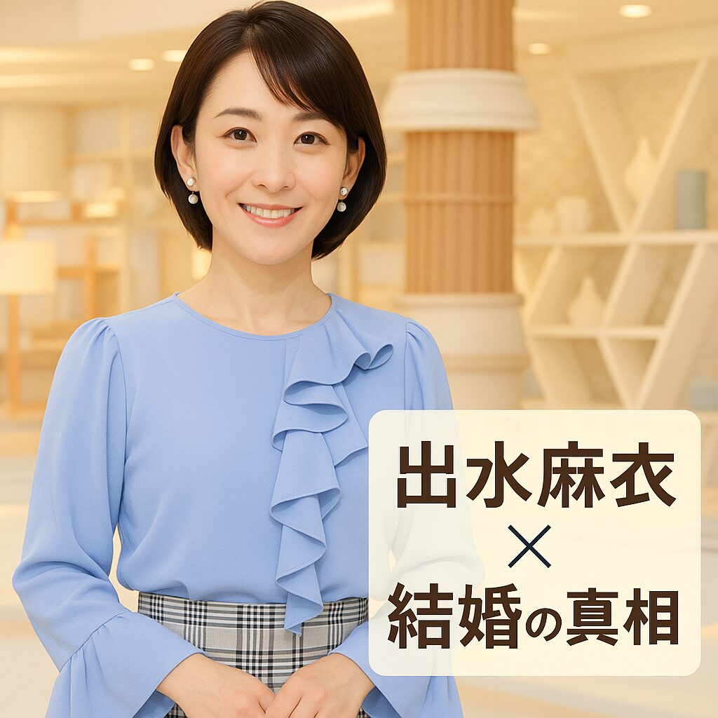 【2025年最新】出水麻衣の結婚相手は今福浩之？噂の真相と現在の関係とは