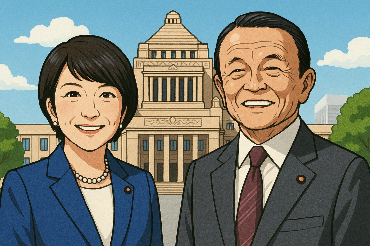高市早苗 麻生太郎 関係｜自民党の勢力図と今後の政局の鍵とは？