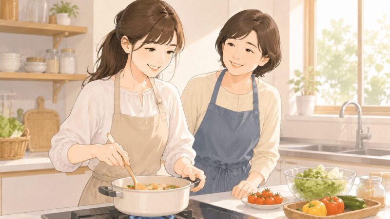 母から学ぶ手料理