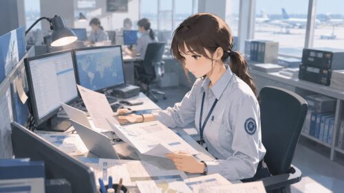 情報収集力と冷静な判断力を持つキャラクター