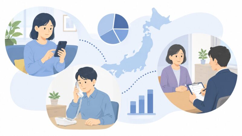 調査方法によって数字が変わることを伝える