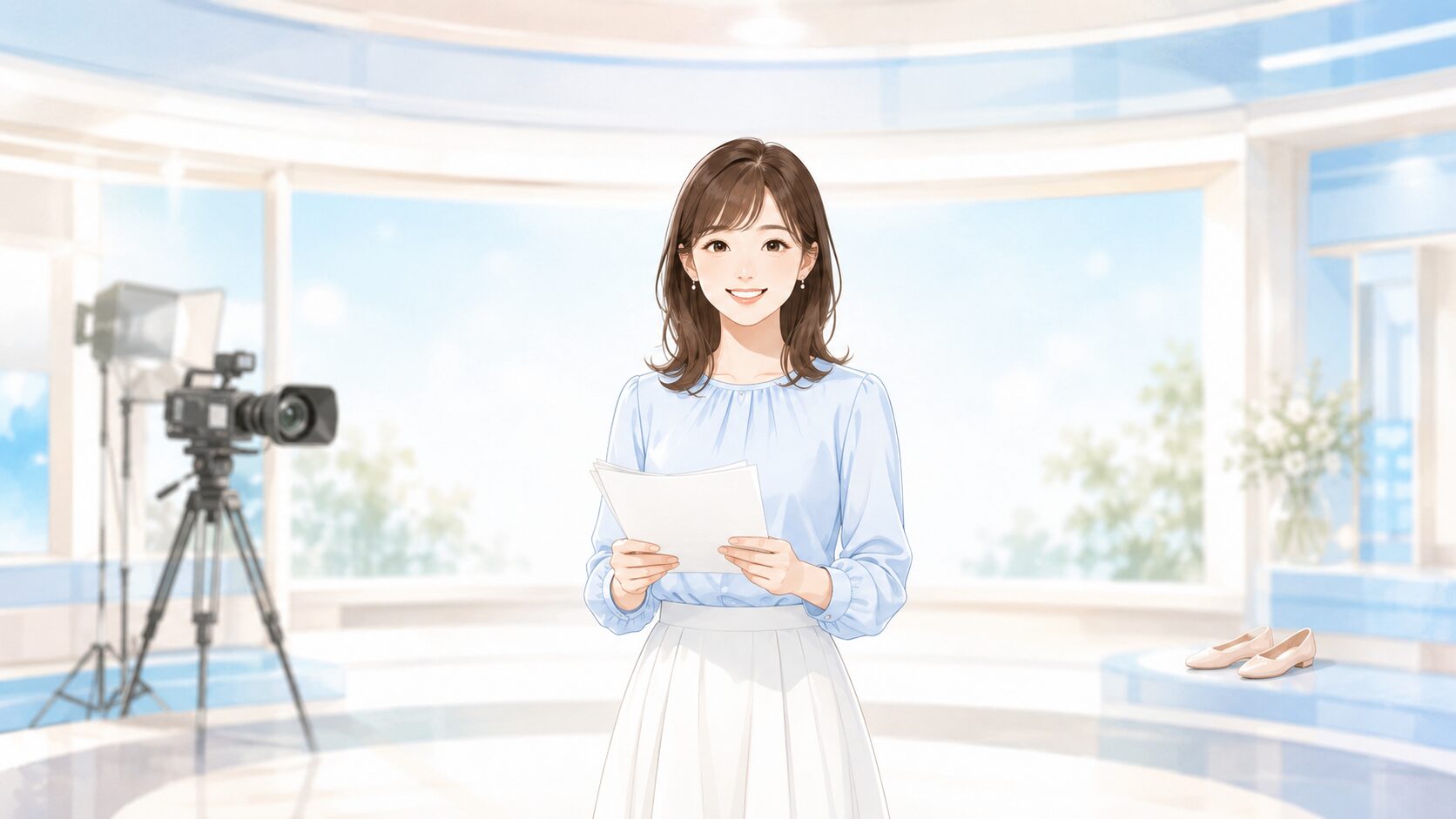 元モデルからTBSアナウンサーになった多田成美さんの経歴を表現する