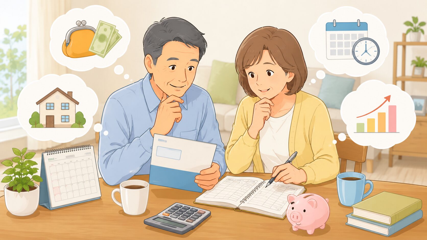 家庭での資産計画の時間