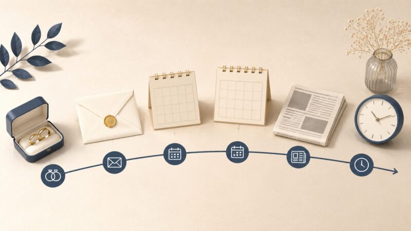 結婚から最新報道までの流れを視覚的に整理する