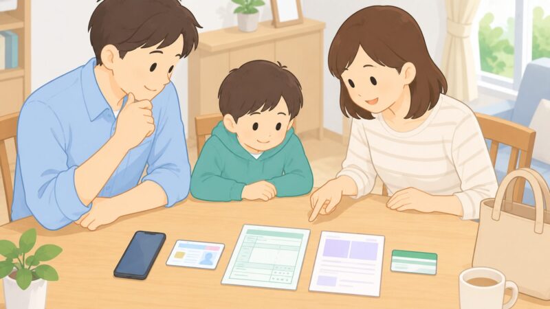 受診前に持ち物と期限を確認する行動を促す