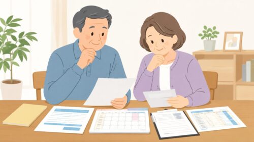 退職後の傷病手当金の条件を確認する定年前後の夫婦