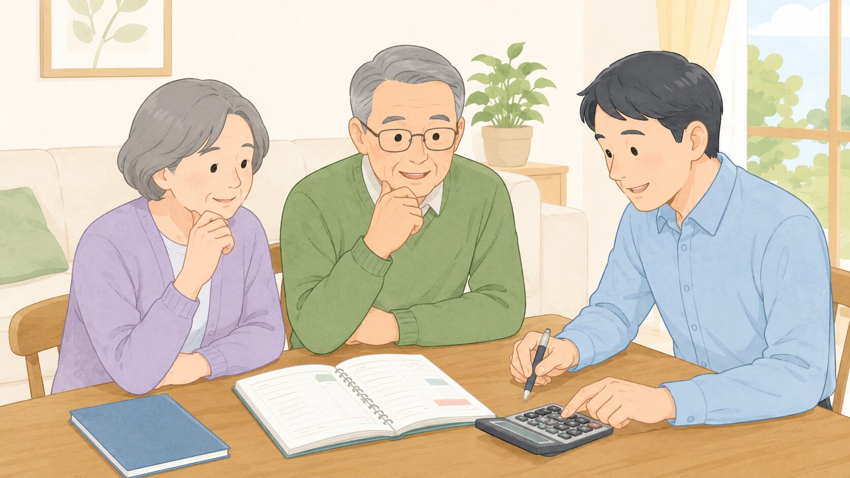 老後資金について考えている