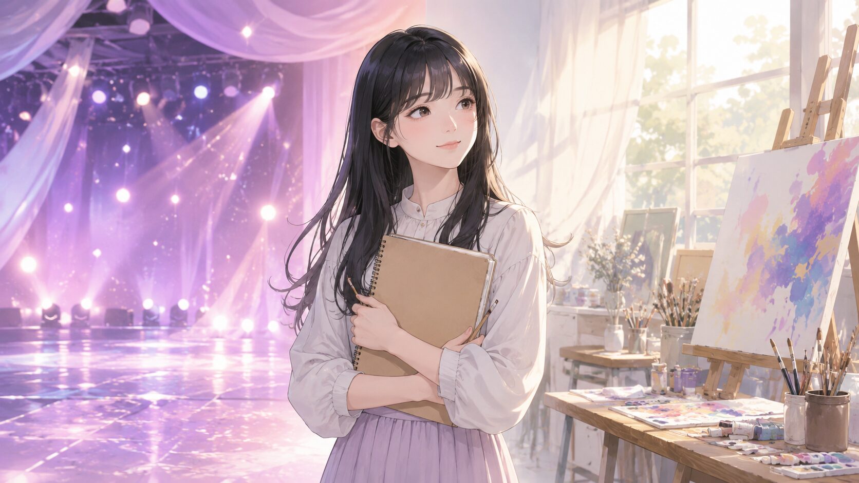池田瑛紗の「乃木坂46」「現役藝大生」「アート」という三つの特徴を一目で伝える