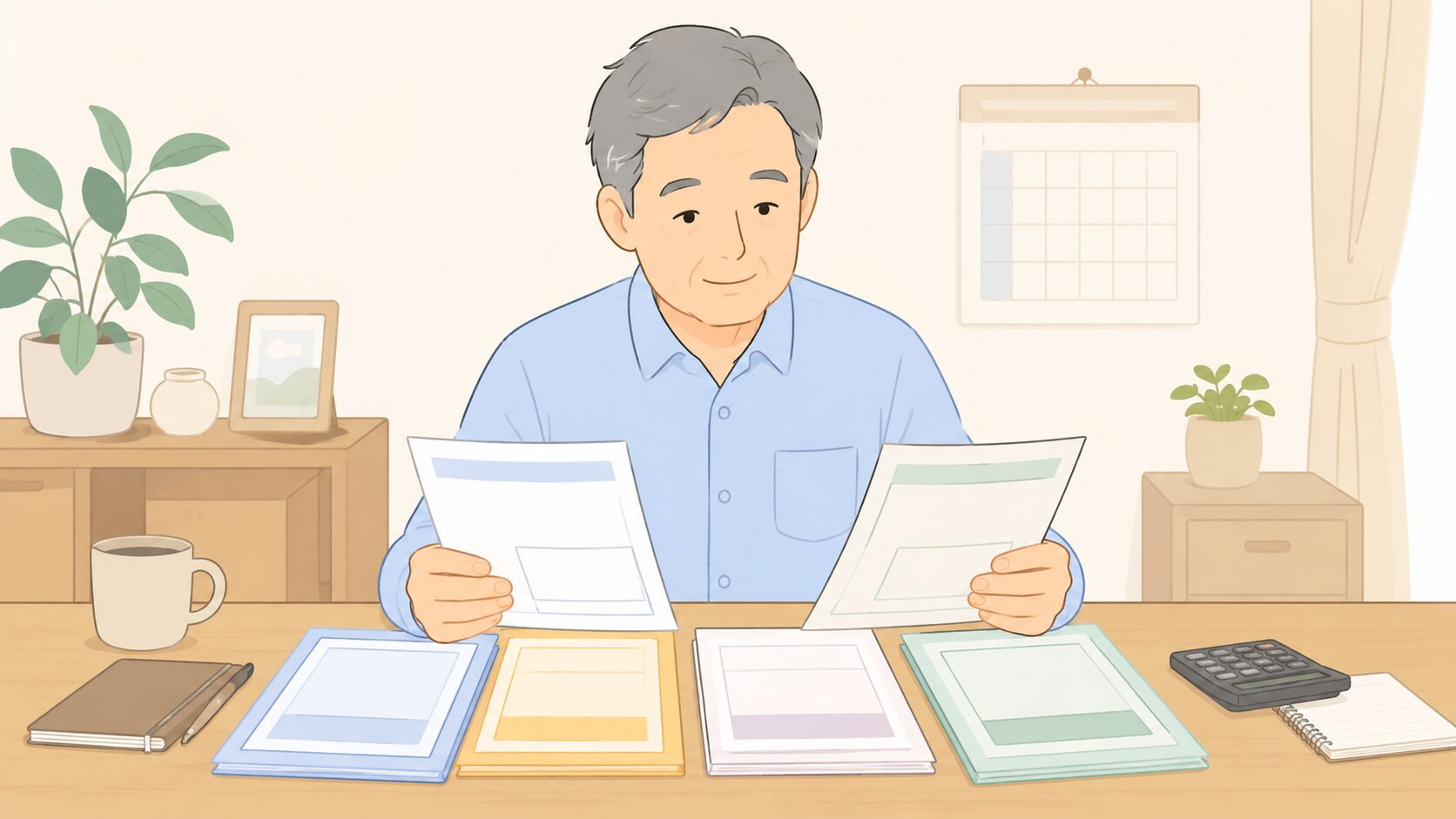 落ち着いた雰囲気の家庭世オフィス