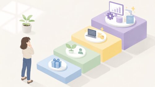 ChatGPTのプランを段階的に選ぶ