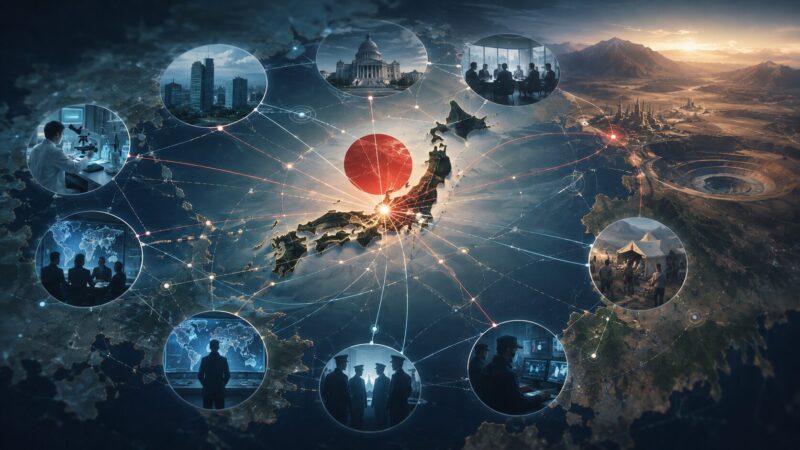 公安、別班、テント、企業、国家中枢が単純な上下関係ではないことを視覚化する