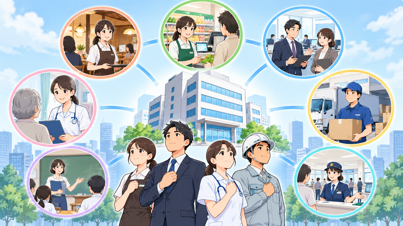 2026年10月から幅広い事業主にカスハラ対策が義務化されたことを表すイメージ