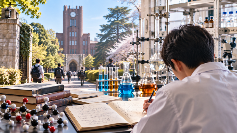 東京大学から研究者の道へ進んだ学生時代のイメージ