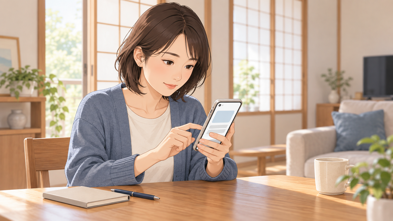 個人情報漏洩の通知について公式のお知らせを確認する人
