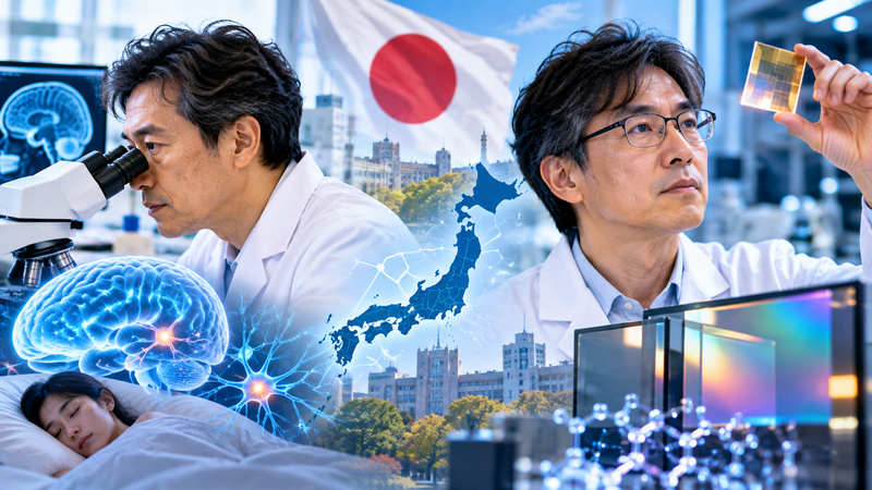 2026年ノーベル賞で注目される日本人研究者をイメージした研究室の様子