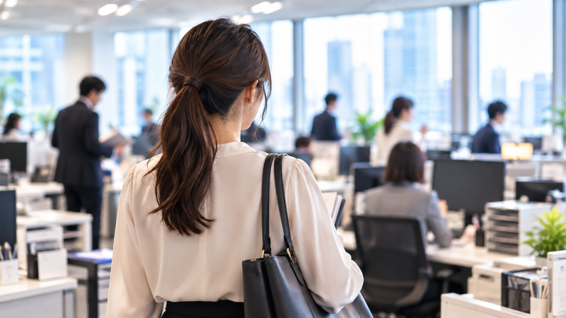 NHKドラマ『会社員』の舞台をイメージしたオフィス